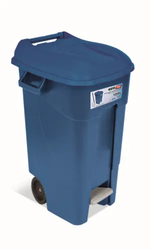 CONTENEDOR BAS. 120LT C/RUED/P