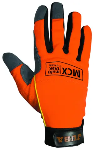 GUANTE PIEL SINTETICA NARANJA