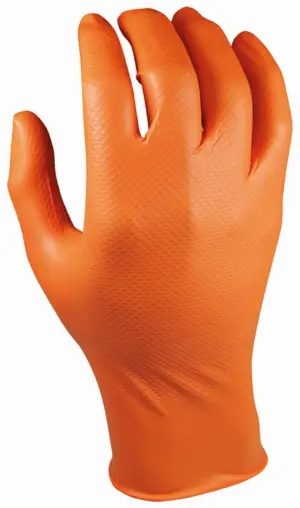 GUANTE GRIPAZZ NARANJA T.9