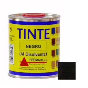 TINTE AL DISOLVENTE 375 ML NEG