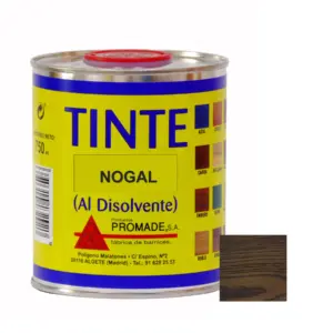 TINTE AL DISOLVENTE 4 LT NOGAL