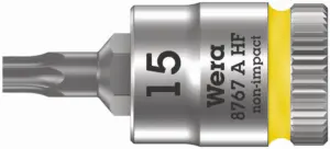 LLAVE VASO PUNTA TORX 1/4 T15X