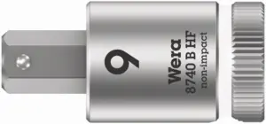 LLAVE VASO PUNTA HEXAG. 3/8 09