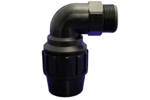 CODO 90º R/M PP Ø 50MM-1 1/2"