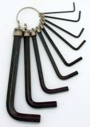 LLAVE HEXAG. 1,5-10MM 9 PZ