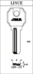 LLAVE ALPACA JMA LIN-13