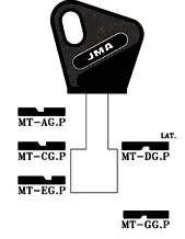 LLAVE LATON JMA MT-AG.P