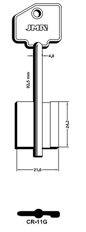 LLAVE LATON JMA CR-11G