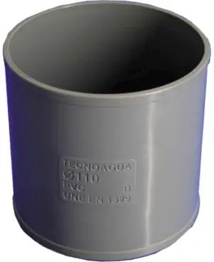 MANGUITO EVAC H-H Ø125MM PVC