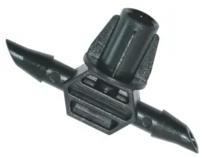 CONECTOR GOTERO 4MM NE 10 PZ