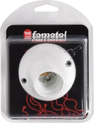 PORTALAMPARAS ZOCALO CURVO E27