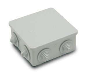 CAJA ESTANCA 7 CONOS 100X100X4