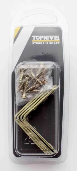 ANGULO SOP REFORZ. 40MM 4 PZ N