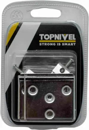 COLGADOR PARED 74MM CINC 4 PZ