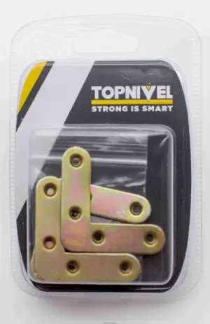 ESCUADRA PLANA 50MM 4 PZ