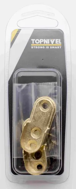 SOPORTE LATERAL OVAL 15MM 2 PZ