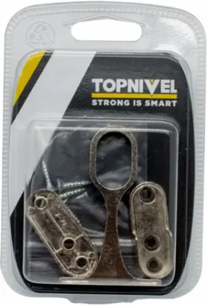 SOPORTE LAT+CENTR OVAL 25X15MM