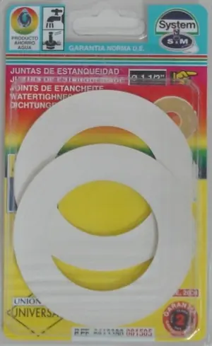 JUNTA PLANA LAVABO 1"1/2 2 PZ