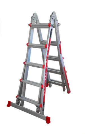 ESCALERA TIJERA 6+6 PELDAÑOS