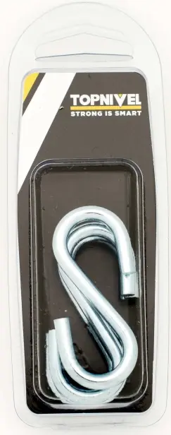 GANCHO FORMA "S" ZINCADO 60MM