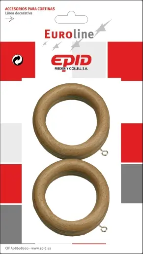 ANILLA CORTINA 29MM MO 6 PZ
