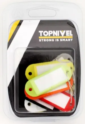 PORTAETI LLAVES 58X22MM PLASTI