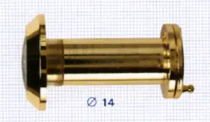 MIRILLA 200º 35/55MM DORADA