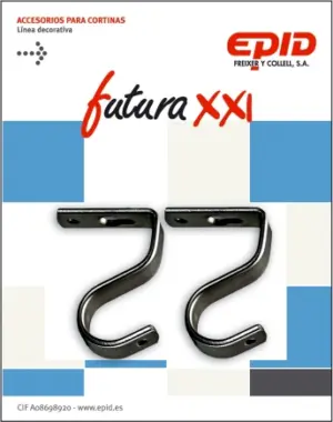 SOPORTE TECHO 19MM METAL NEGRO