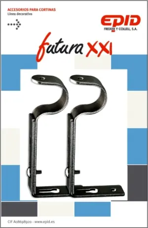 SOPORTE EXTEN 19MM METAL NEGRO