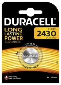 PILA BOTON 2430 DURACELL