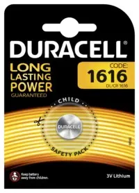 PILA BOTON 1616 DURACELL