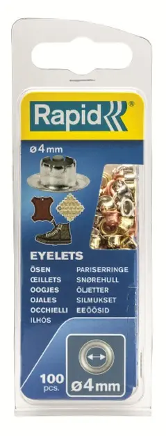OJAL CUERO Ø 4 MM 100 UDS RAPI