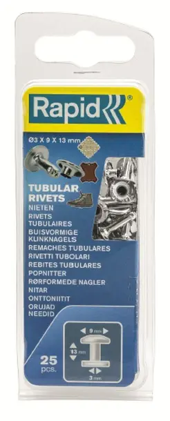 REMACHE TEXTIL-CUERO 3X9X13MM