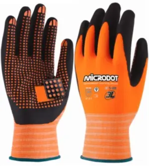 GUANTE NYL MICRODOT NA/NE M08