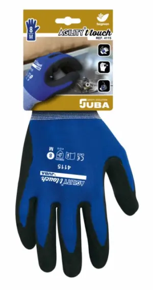 GUANTE NYL TOUCH AGILITY AZ/NE