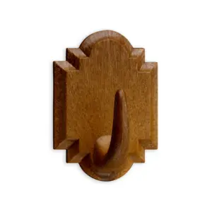 COLGADOR ADH MADERA 45X32X21MM