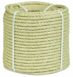 CUERDA TORCIDA 06MM NAT 200 MT