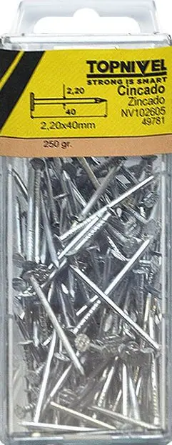 CLAVO FIJ C/PL. 2,2X040MM 250G