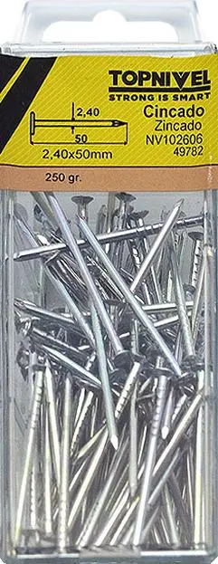 CLAVO FIJ C/PL. 2,4X050MM 250G