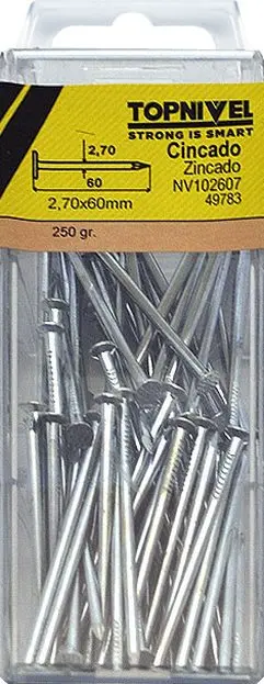 CLAVO FIJ C/PL. 2,7X060MM 250G