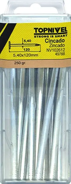 CLAVO FIJ C/PL. 5,4X120MM 250G