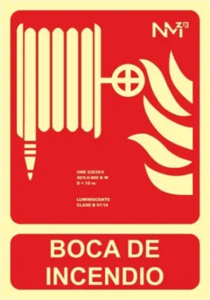 CARTEL LUMINISCENTE 210X300MM