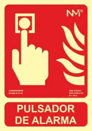 CARTEL LUMINISCENTE 210X300MM