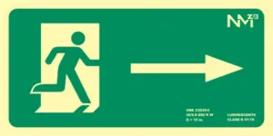 CARTEL LUMINISCENTE 320X160MM