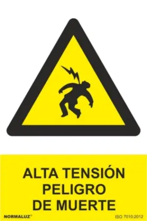 CARTEL SEÑAL 210X300MM ALTA TE