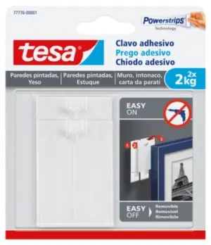 COLGADOR ADH BLANCO 2KG PL 2 P