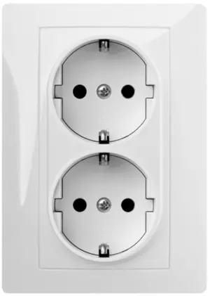 BASE ENCHUFE DOBLE SCHUKO TT E