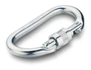 MOSQUETON SEG 15MM ACERO AZOR