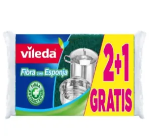 ESTROPAJO CON ESPONJA 3 PZ