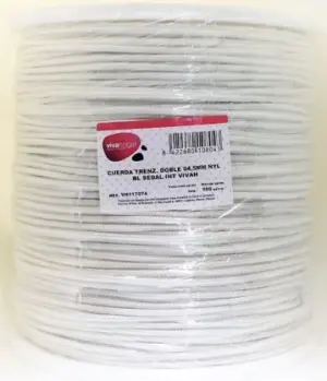 CUERDA TRENZ. DOBLE 04,5MM BL